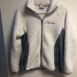 Columbia fluffy zip up